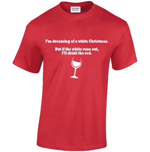 Christmas Tee – Wine Slogan